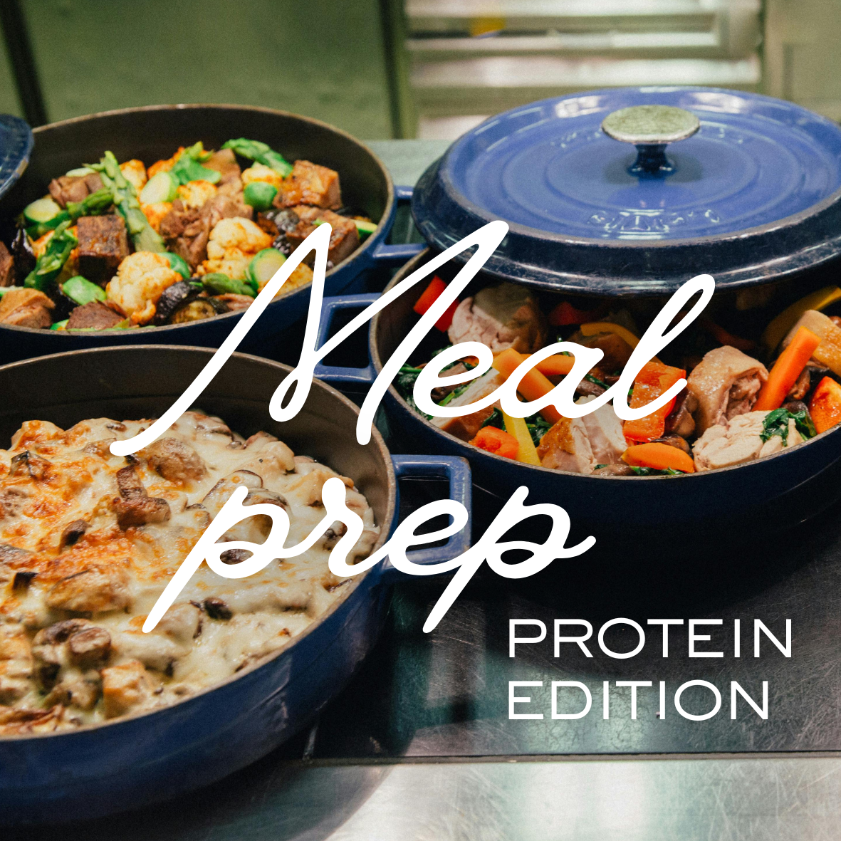 MEAL PREP Protein edition / Kochkurs / 4.07.2026 / 11-14:30 Uhr