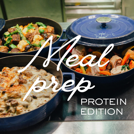 MEAL PREP Protein edition / Kochkurs / 4.07.2026 / 11-14:30 Uhr